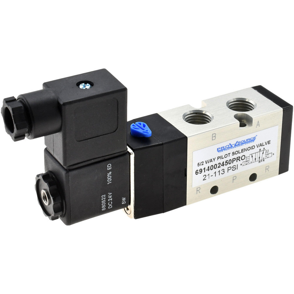 Pro-Source 6914002450PRO Stacking Solenoid Valve Internal Pilot, 5-Way, 2 Position, Spring Return