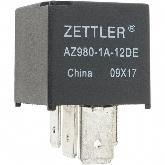Value Collection AZ980-1A-12DE 4 Pins, Electromechanical Quick Connect General Purpose Relay