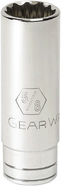 GEARWRENCH 80593 Deep Hand Socket 3/8" Drive, 1" Socket, 6-Point