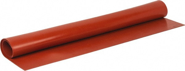 USA Industrials BULK-RS-S40-17 Rubber Sheet Silicone, 1/8" Thick, 36" Wide, 3' Long, Red