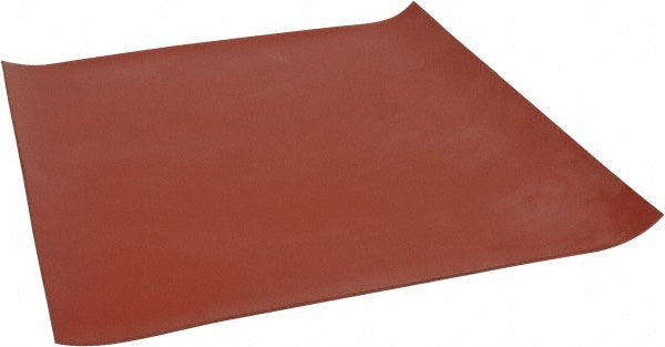 USA Industrials BULK-RS-S60-19 Rubber Sheet Silicone, 1/4" Thick, 36" Wide, 3' Long, Red
