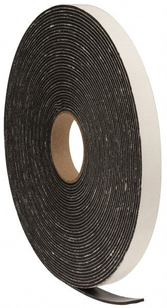 D.A.R. Industrial Prods. Inc. 31941339 Closed Cell PVC Foam 1" Wide, Black