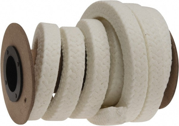 D.A.R. Industrial Prods. Inc. 31942626 1/2" x 6.9' Spool Length, PTFE/Synthetic Fiber Compression Packing