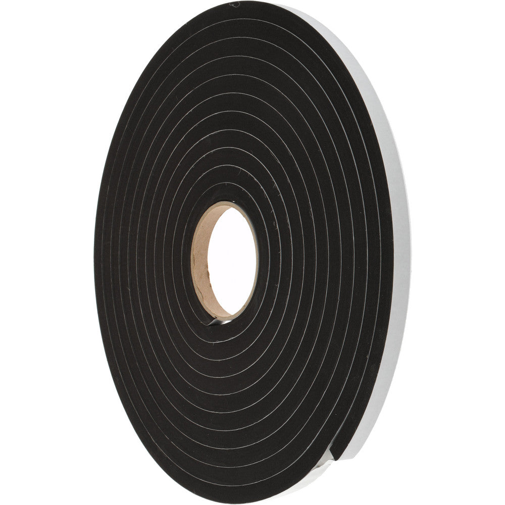 D.A.R. Industrial Prods. Inc. 31943608 Roll Closed Cell, Neoprene-Blend Spring Rubber, 1/2" Wide, Black