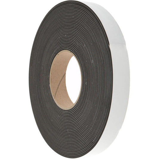 D.A.R. Industrial Prods. Inc. 31943673 Roll Closed Cell, Neoprene-Blend Spring Rubber, 1" Wide, Black