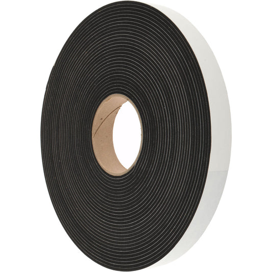 D.A.R. Industrial Prods. Inc. 31943681 Roll Closed Cell, Neoprene-Blend Spring Rubber, 1" Wide, Black