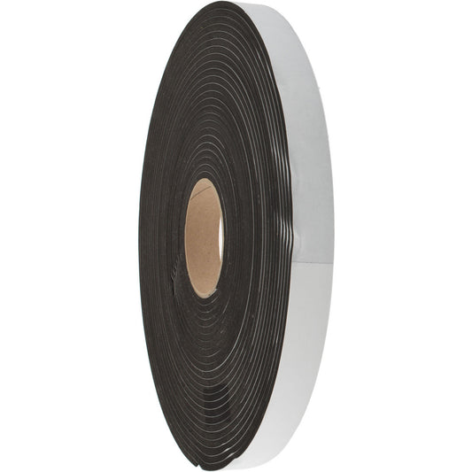 D.A.R. Industrial Prods. Inc. 31943699 Roll Closed Cell, Neoprene-Blend Spring Rubber, 1" Wide, Black