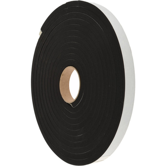 D.A.R. Industrial Prods. Inc. 31943723 Roll Closed Cell, Neoprene-Blend Spring Rubber, 1" Wide, Black