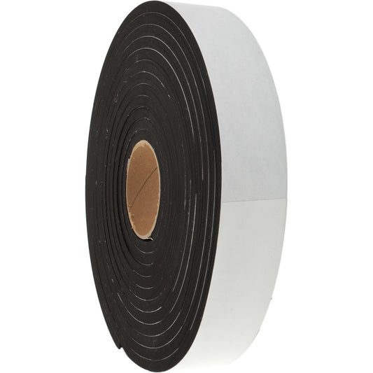 D.A.R. Industrial Prods. Inc. 31943772 Roll Closed Cell, Neoprene-Blend Spring Rubber, 2" Wide, Black