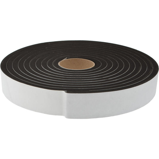 D.A.R. Industrial Prods. Inc. 31943780 Roll Closed Cell, Neoprene-Blend Spring Rubber, 2" Wide, Black