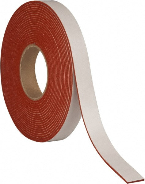 D.A.R. Industrial Prods. Inc. 31944432 Closed Cell Silicone Foam 1" Wide, Orange & Tan