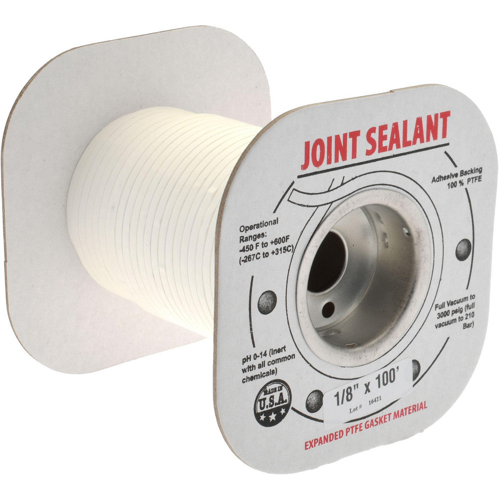 D.A.R. Industrial Prods. Inc. 31950686 100' Long x 1/8" Wide Economy PTFE Joint Sealant