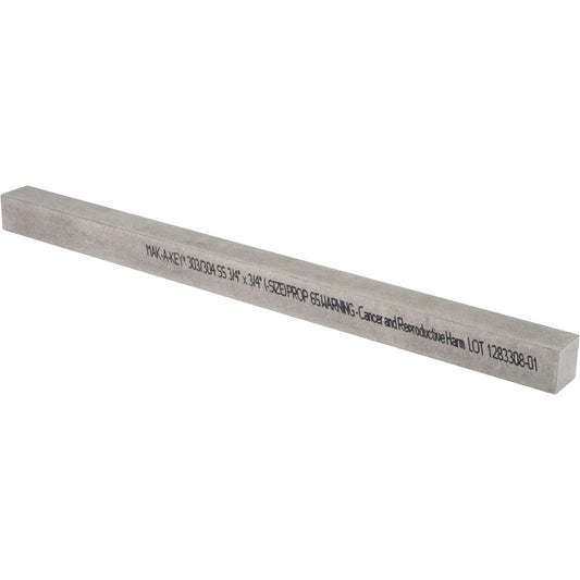 Mak-A-Key 7007500750-12 Undersized Key Stock 12" Long