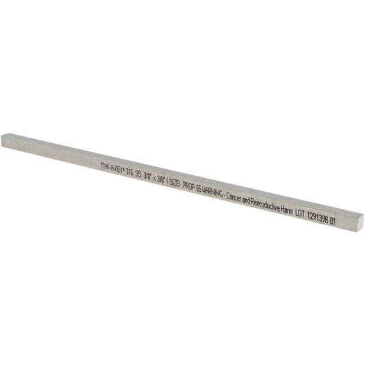 Mak-A-Key 8003750375-12 Undersized Key Stock 12" Long