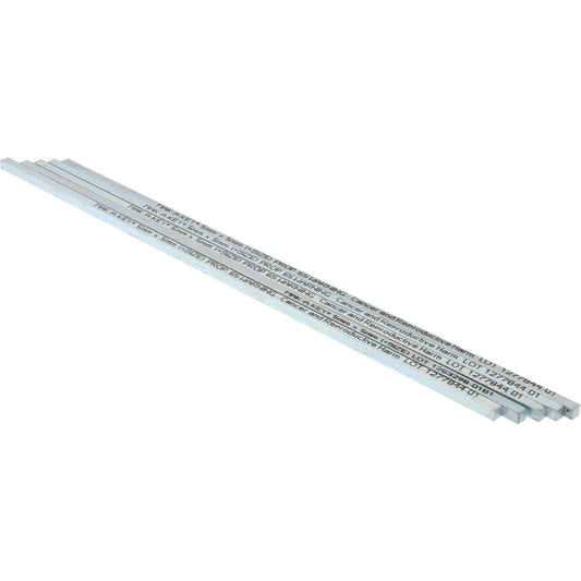Mak-A-Key C207-360505305 Oversized Key Stock 12" Long, Steel, Zinc-Plated