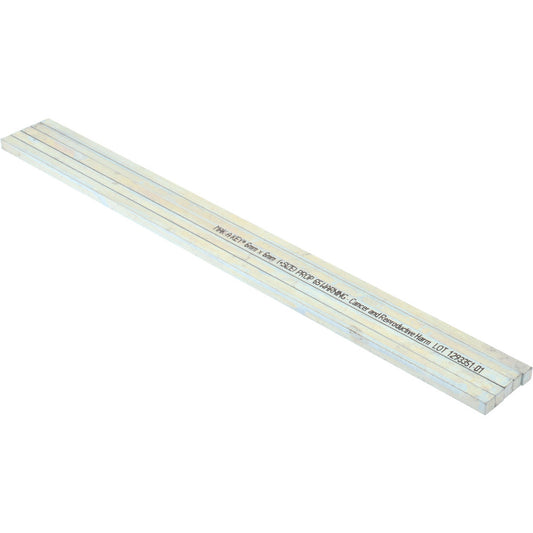 Mak-A-Key C207-360606305 Oversized Key Stock 12" Long, Steel, Zinc-Plated
