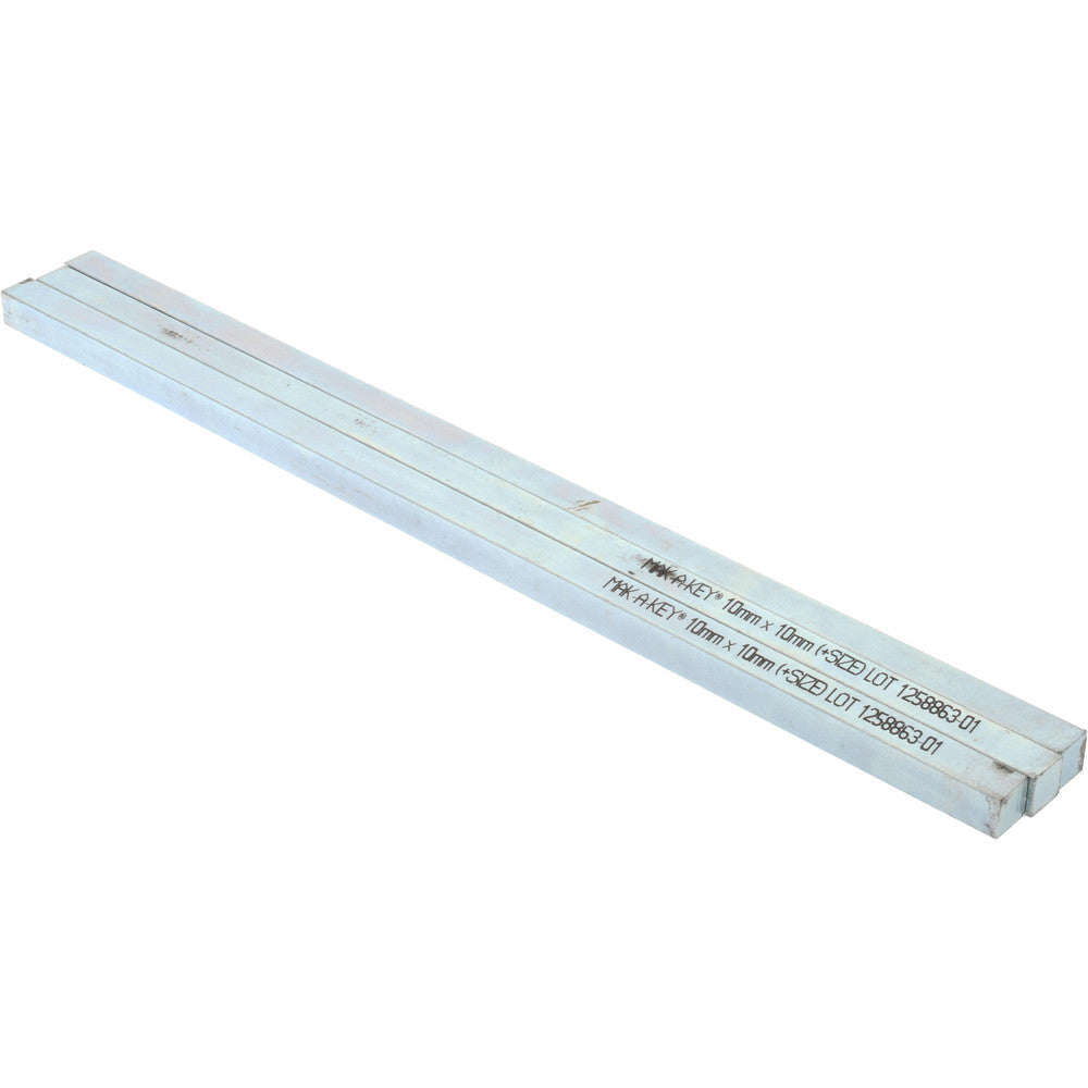 Mak-A-Key C207-361010305 Oversized Key Stock 12" Long, Steel, Zinc-Plated