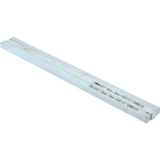 Mak-A-Key C207-361010305 Oversized Key Stock 12" Long, Steel, Zinc-Plated