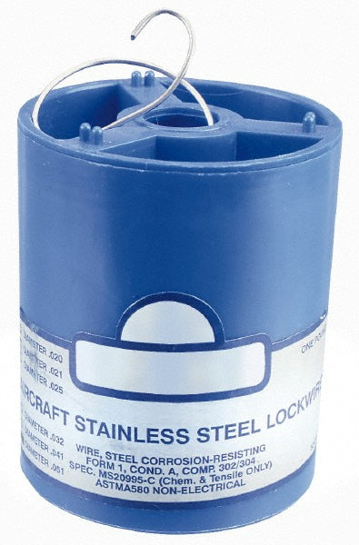 Value Collection 34-0410-DFAR Safety Lock 302 & 304 Stainless Steel, 0.041" Dia, 221' Long