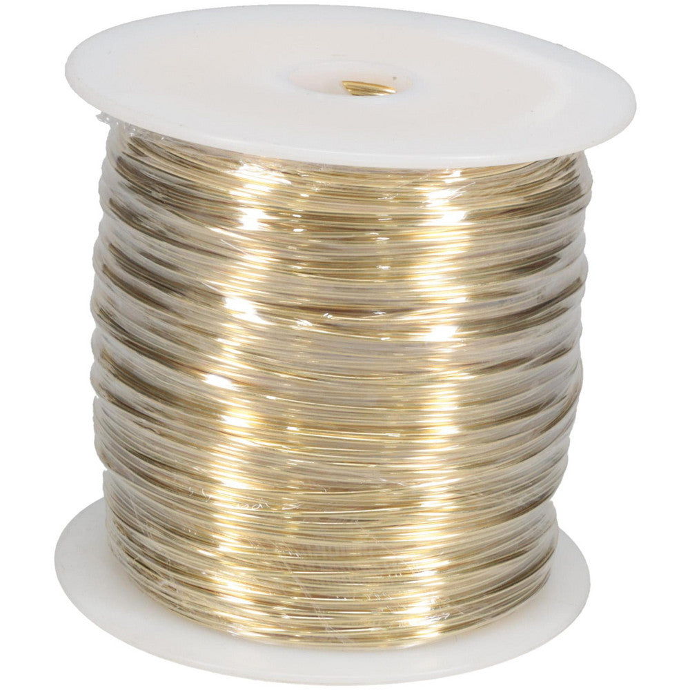 Select UIV18 18 Gage, 0.0403" Dia x 1,060 Ft. Long, Soft Brass Wire
