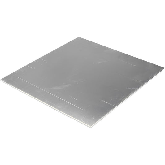 Value Collection XALFLR079441X1 Aluminum Sheet 12" Long, 12" Wide, 1/8" Thick, Alloy 5052-H32