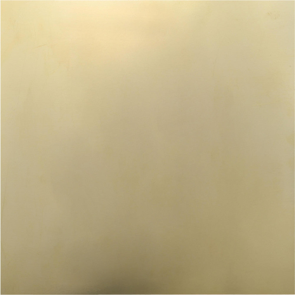 Value Collection XCUFLR071591X1 0.032 Inch Thick x 12 Inch Wide x 12 Inch Long, Brass Sheet