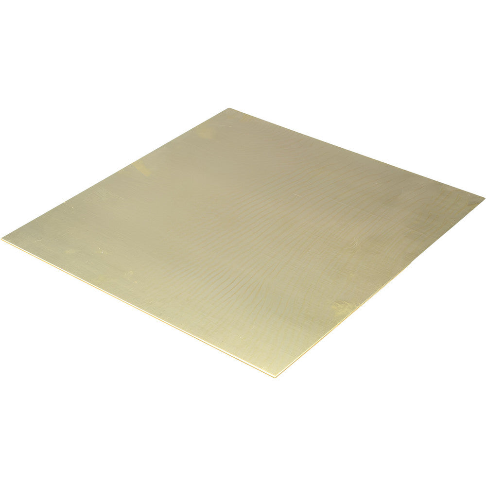 Value Collection XCUFLR071611X1 0.064 Inch Thick x 12 Inch Wide x 12 Inch Long, Brass Sheet