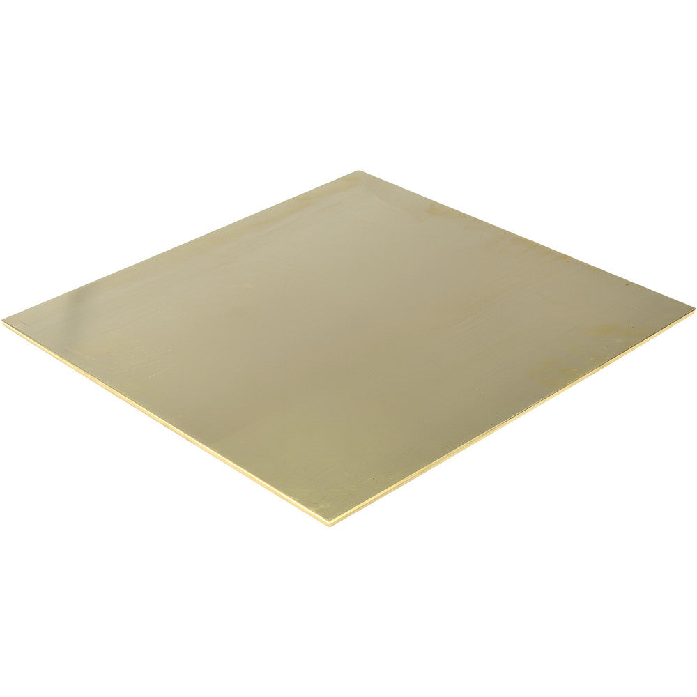 Value Collection CUFLR024691X1 1/8 Inch Thick x 12 Inch Wide x 12 Inch Long, Brass Sheet