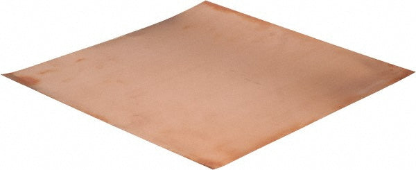 Value Collection XCUFLR071441X1 0.01 Inch Thick x 12 Inch Square, Copper Sheet