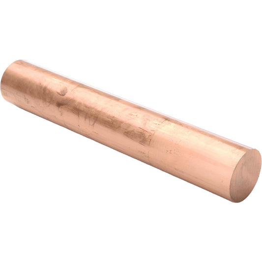 Value Collection CURD0126612 2 Inch Diameter x 12 Inch Long, Copper Round Rod