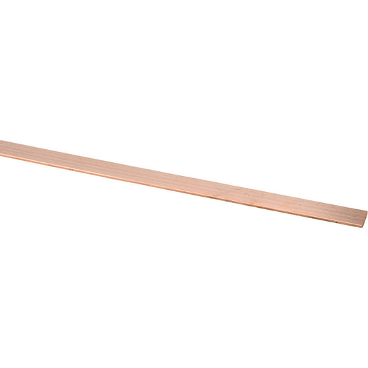 Value Collection CUREC00131 1/8 Inch Thick x 1 Inch Wide x 72 Inch Long, Copper Rectangular Bar