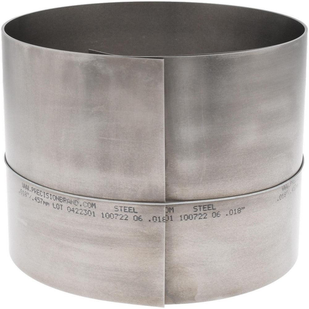 Precision Brand Products 16560 Shim Stock 0.018'' Thick, 100'' Long, 6" Wide, 1010 Low Carbon Steel