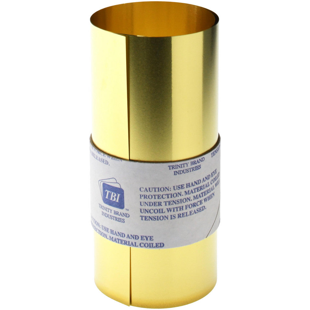 Trinity Brand Industries M-BBN60-1 Shim Stock 0.001'' Thick, 60'' Long, 6" Wide, 260 Alloy Brass