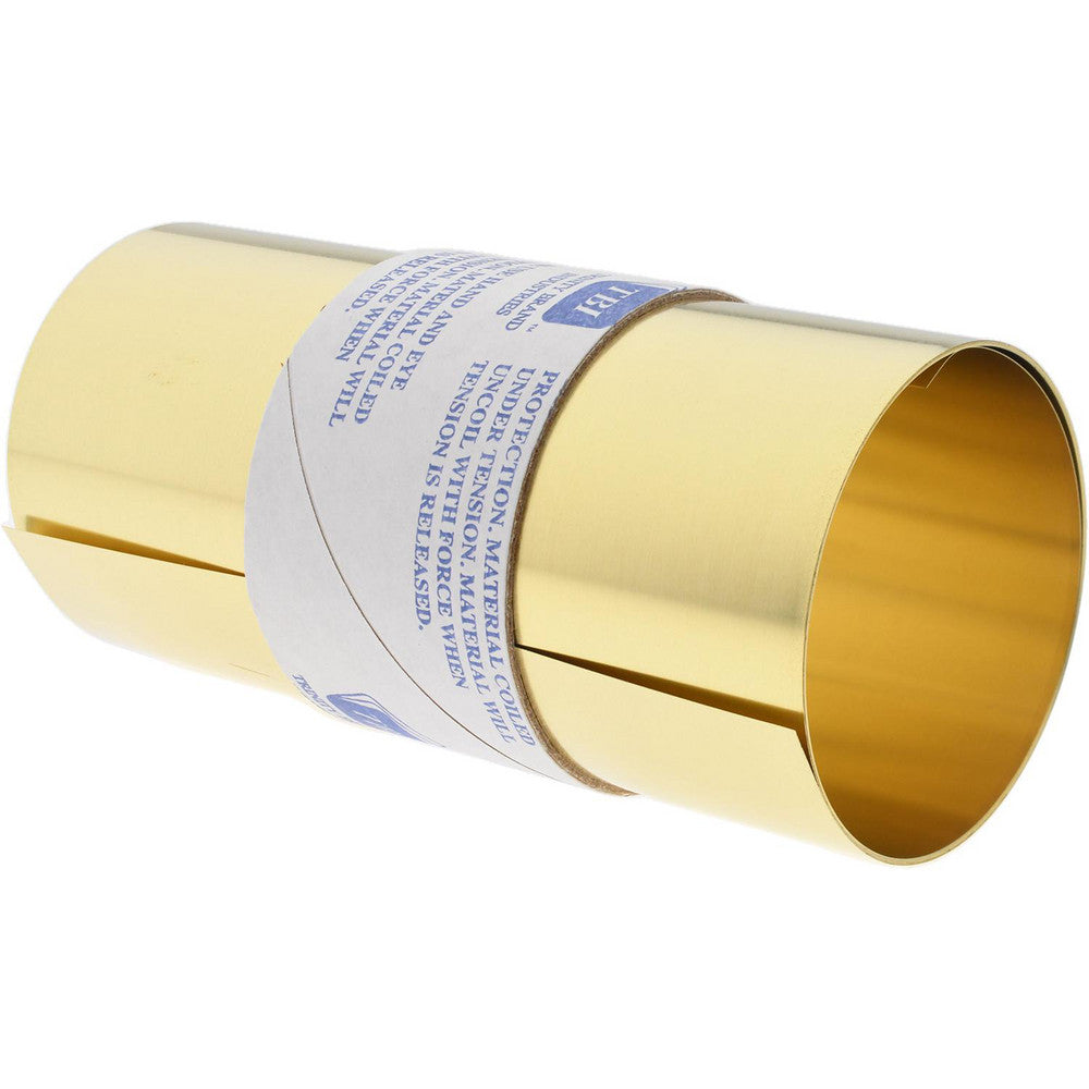 Trinity Brand Industries M-BBN60-5 Shim Stock 0.005'' Thick, 60'' Long, 6" Wide, 260 Alloy Brass