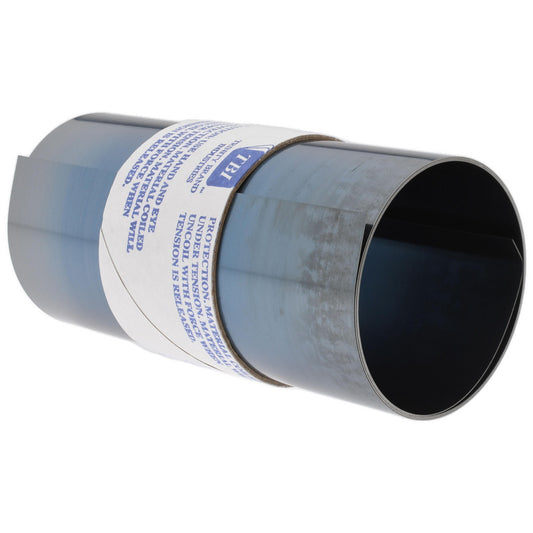 Trinity Brand Industries M-6BLT50-10 Shim Stock 0.01'' Thick, 50'' Long, 6" Wide, 1095 High Carbon,Blue Tempered Spring Steel