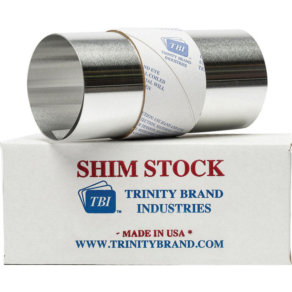 Trinity Brand Industries M-61235A100-4 Shim Stock 0.004'' Thick, 100'' Long, 6" Wide, 1235 Aluminum