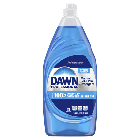 Dawn Professional PGC45112CT Dawn Professional Manual Pot & Pan Detergent, Dish Soap, Dishwashing Liquid, 38 fl oz, 8/Case