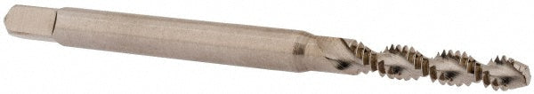 Balax 40022-010 Spiral Flute Tap #4-40, UNC, 2 Flute, Modified Bottoming Chamfer, 2B/3B Class of Fit, Powdered Metal, Bright/Uncoated Finish