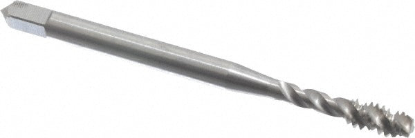 Balax 40045-010 Spiral Flute Tap #6-32, UNC, 3 Flute, Modified Bottoming Chamfer, Powdered Metal, Bright/Uncoated Finish