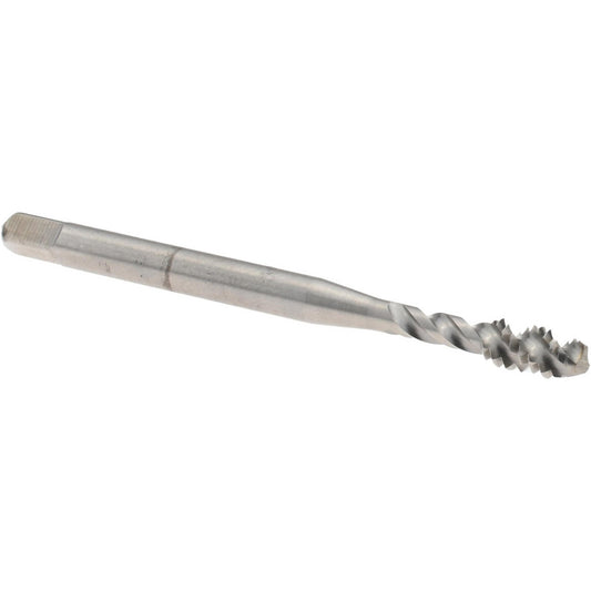 Balax 40047-010 Spiral Flute Tap #6-32, UNC, 3 Flute, Modified Bottoming Chamfer, Powdered Metal, Bright/Uncoated Finish