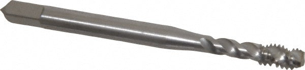 Balax 40053-010 Spiral Flute Tap #8-32, UNC, 3 Flute, Modified Bottoming Chamfer, 2B Class of Fit, Powdered Metal, Bright/Uncoated Finish