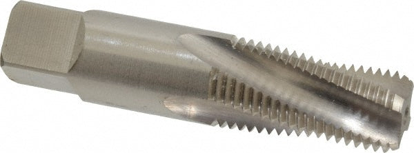 Balax 59930-000 1/4-18 NPT, 15&deg Helix, 4 Flutes, Bottoming Chamfer, Bright Finish, Cobalt, Spiral Flute Pipe Tap