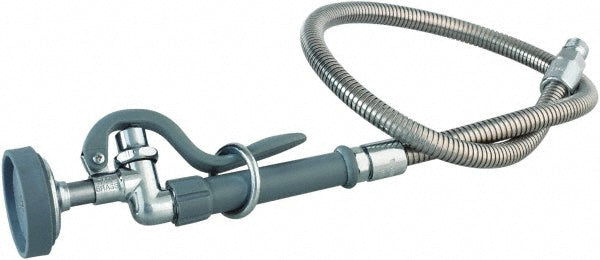 T&S Brass B-0100 Faucet Replacement Pre-Rinse Spray with Flexible SS Hose