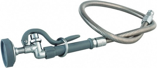 T&S Brass B-0100 Faucet Replacement Pre-Rinse Spray with Flexible SS Hose