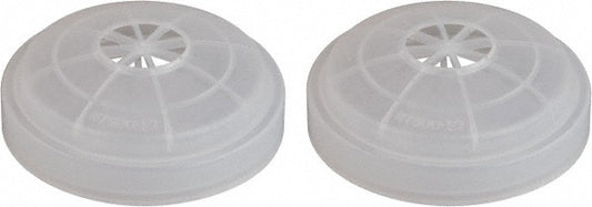 North N750036 Facepiece Cartridge, Filter & Filter Cover White, Use with North 5500, 7700, 5400 & 7600 Series
