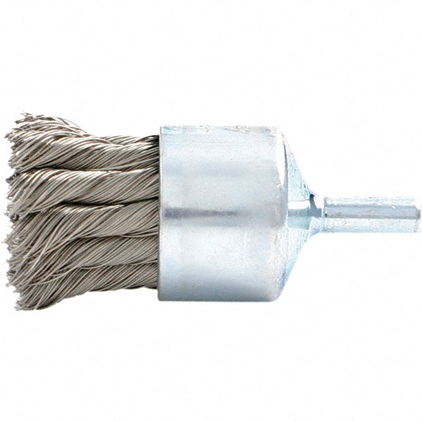 Brush Research Mfg. BNH1220 End Brushes Carbon Steel, Knotted Wire