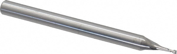 Kyocera SGS Precision Tools 30303 Square End Mill 1/32" Dia, 5/64" LOC, 2 Flute, Solid Carbide