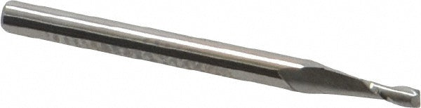 Kyocera SGS Precision Tools 30309 Square End Mill 5/64" Dia, 3/16" LOC, 2 Flute, Solid Carbide