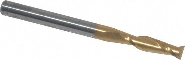 Kyocera SGS Precision Tools 39315 Square End Mill 1/8" Dia, 1/2" LOC, 2 Flute, Solid Carbide