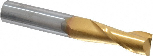 Kyocera SGS Precision Tools 39347 Square End Mill 3/8" Dia, 1" LOC, 2 Flute, Solid Carbide